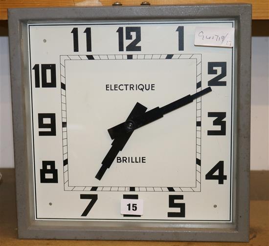 Art Deco French wall clock